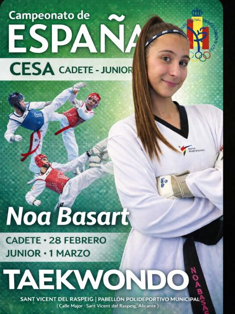 Noa Basart participarà en el Campeonato de España júnior
Mucha suerte💪🏻💪🏻