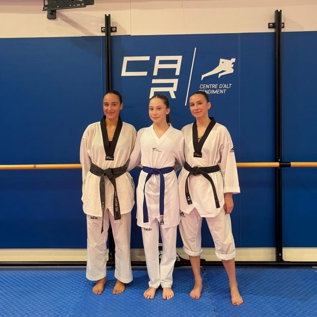 Les nostres esportistes entrenant amb la seleccio catalana🥋💪