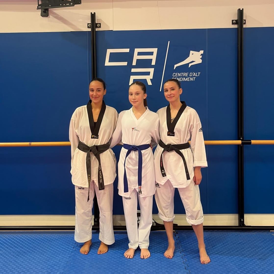 Les nostres esportistes entrenant amb la seleccio catalana🥋💪
